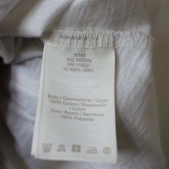 Boden White Cotton Top with Tassels and Embroidery - Picture 4 of 5